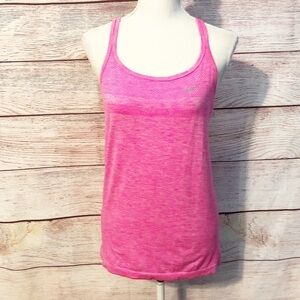 Nike Dri-Fit Pink Racerback Running Tank Top Size S